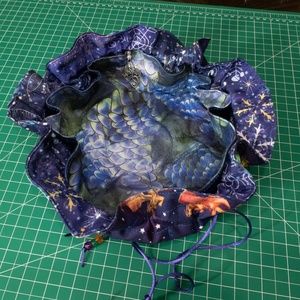 DND Dice And Throw Bag Drawstring Dragon Dice Bag Jewelry Bag Dungeon & Dragons